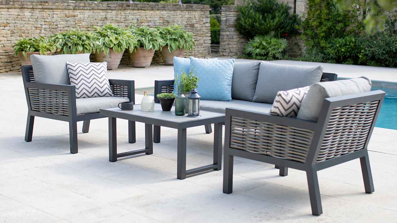 Garden Furniture with Scatter Cushions
