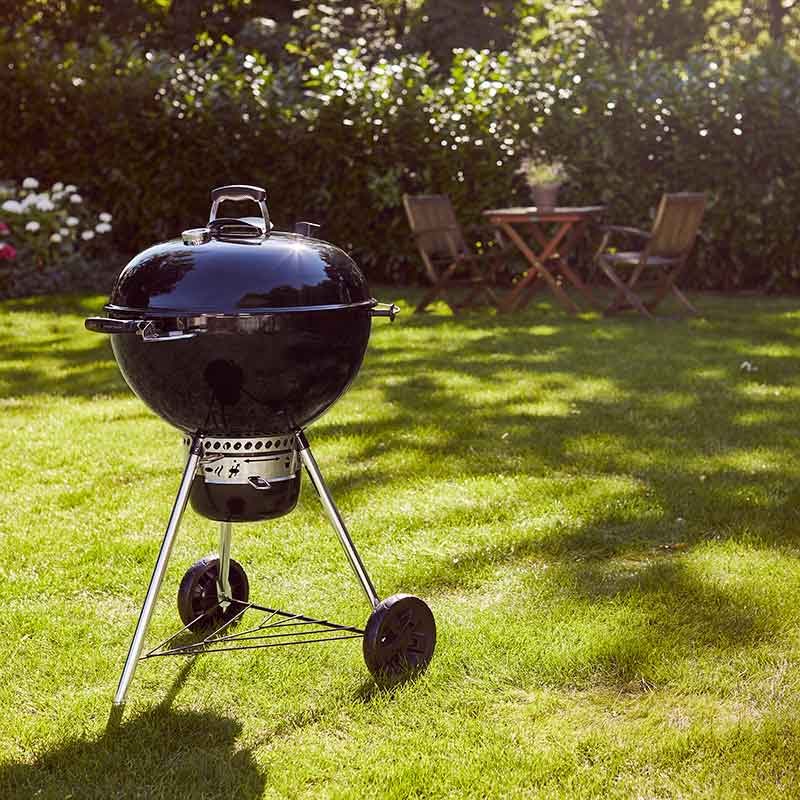 Weber Charcoal BBQ on Lawn