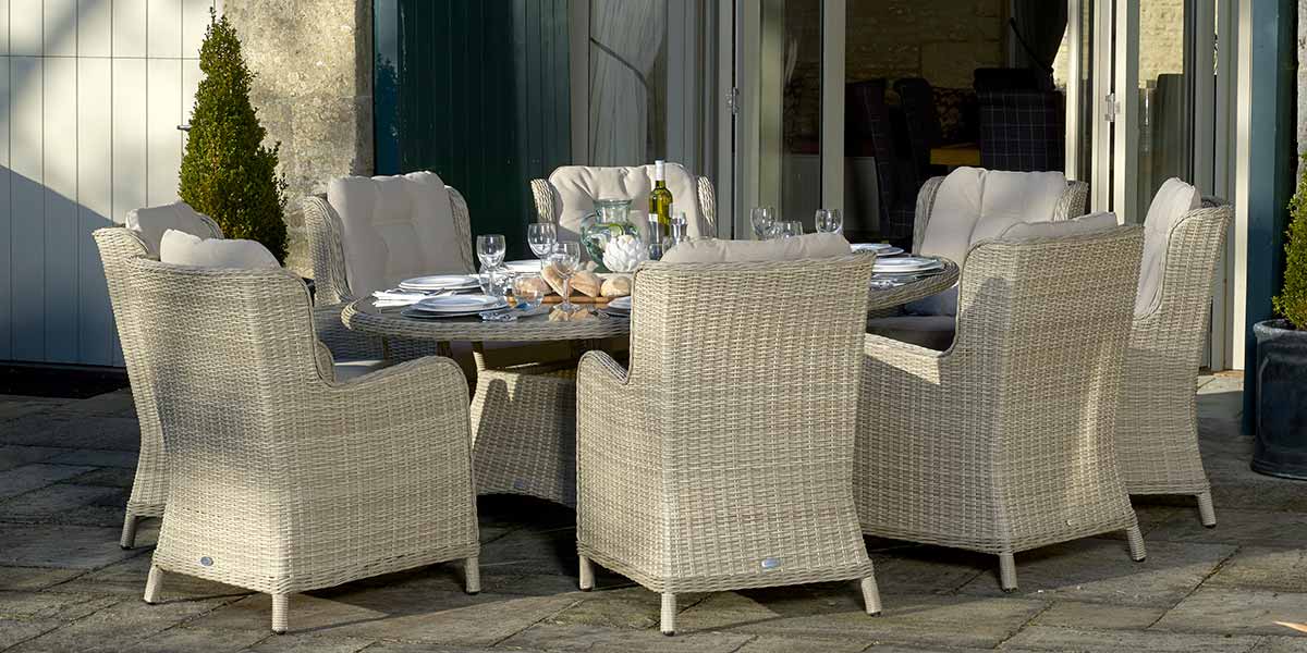 What is Bramblecrest rattan furniture made from?
