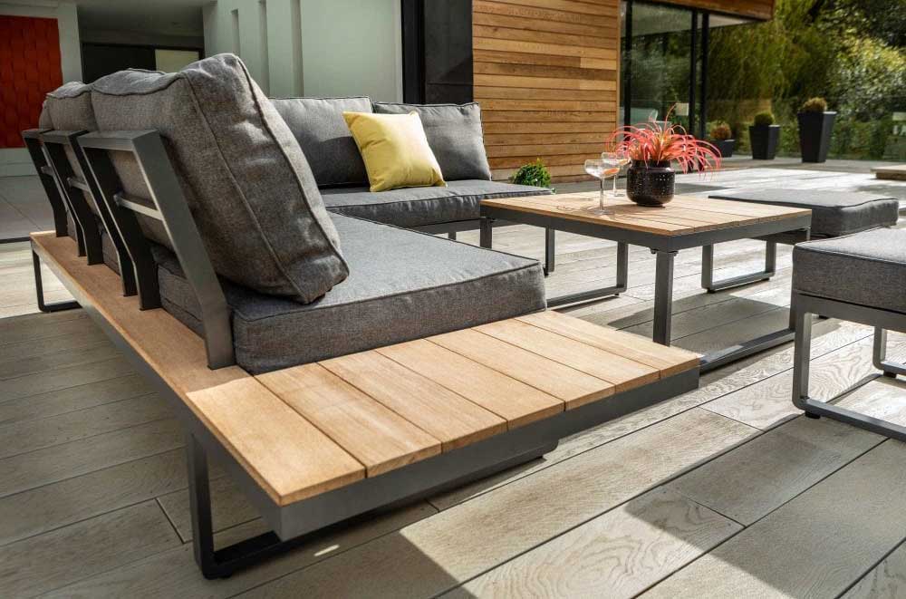What is a Corner Garden Furniture Set?