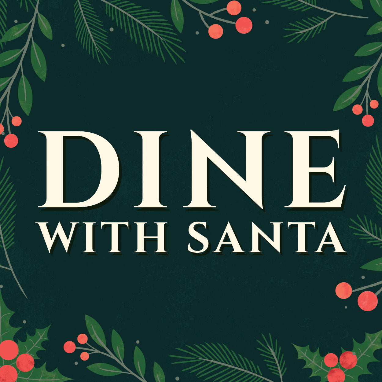 Dine with Santa at Gates Garden Centres Logo