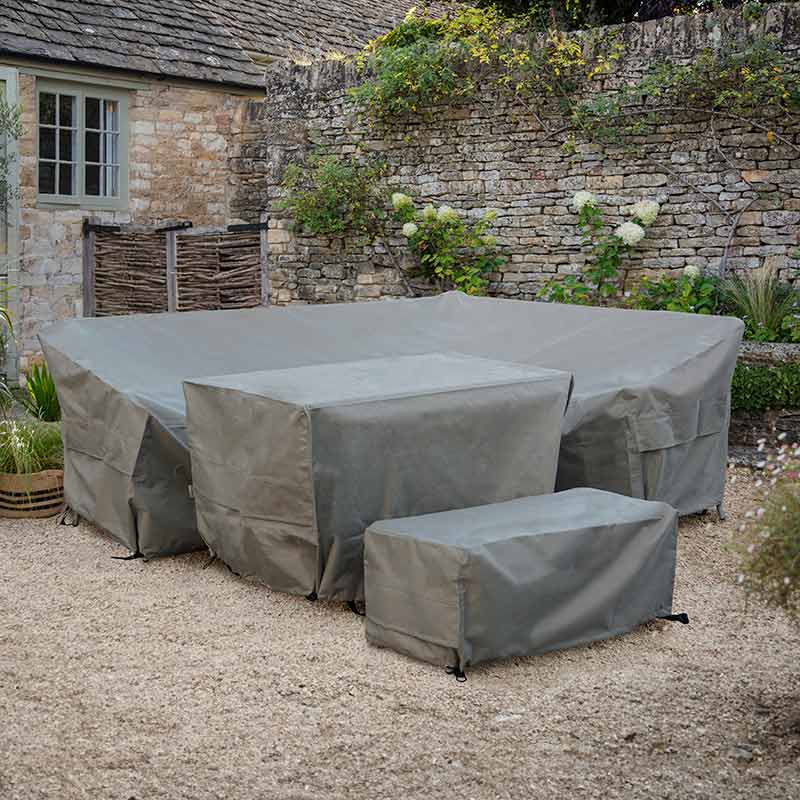 Protective Covers on a set of Garden Furniture