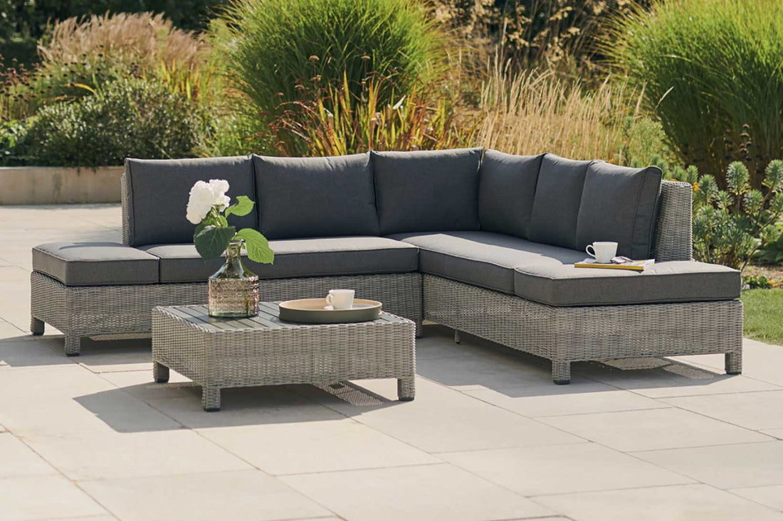 Modular Garden Sofa Set on Patio