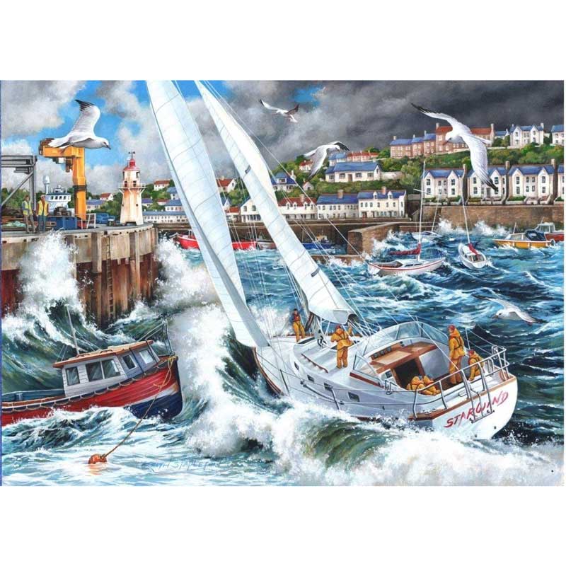 House Of Puzzles Storm Chased 1000 Piece Jigsaw Puzzle image 0