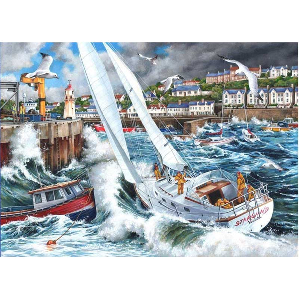 House Of Puzzles Storm Chased 1000 Piece Jigsaw Puzzle image 0