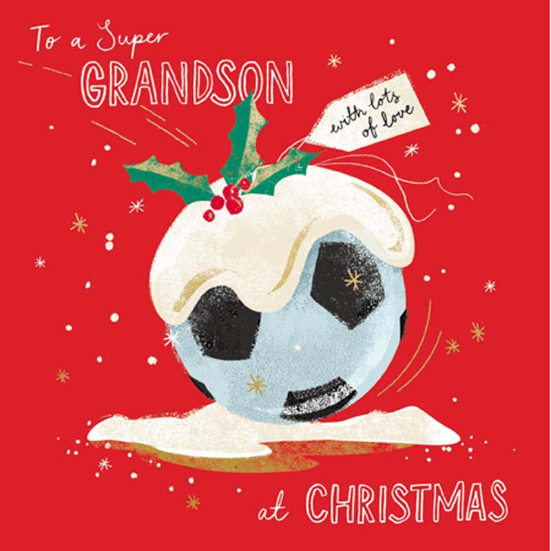 Woodmansterne Super Grandson Christmas Card image 0