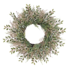 Floralsilk Sparkle Holly Wreath image 0