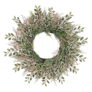 Floralsilk Sparkle Holly Wreath image 0