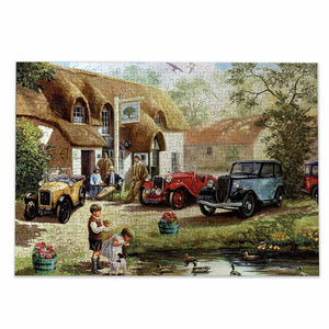 Gibsons Feeding the Ducks 500 Piece Jigsaw Puzzle image 1