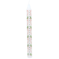 Gisela Graham Candy Cane Advent Candle image 0