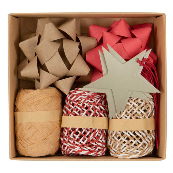 Glick Eco-Kraft &amp; Red Accessory Box image 0