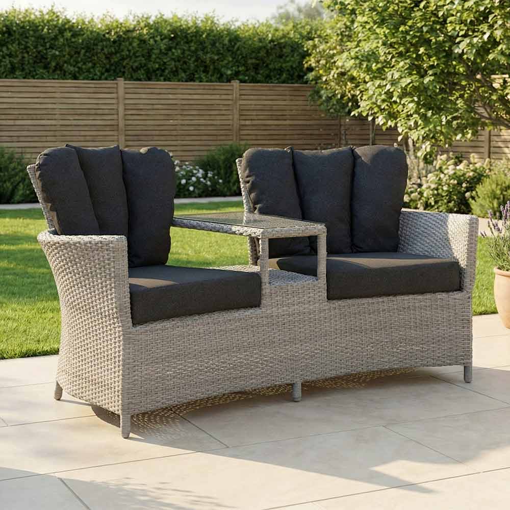 Orchard Life Elberta Rattan Love Seat image 0
