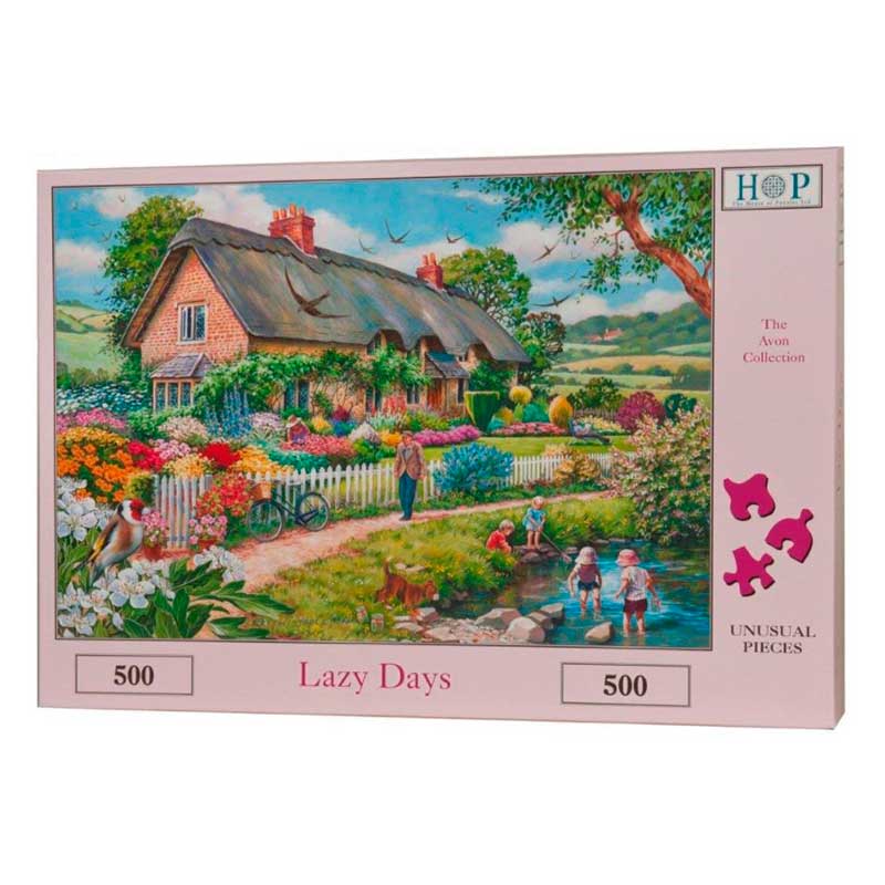 House Of Puzzles Lazy Days 500 Piece Jigsaw Puzzle image 0