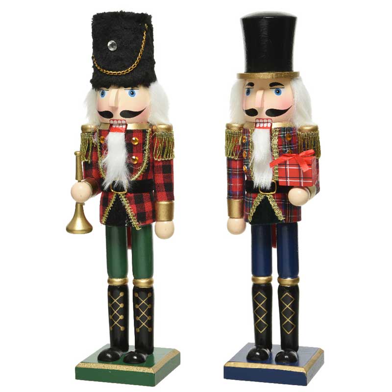 Decoris Tartan Nutcracker (Assorted Designs) image 0