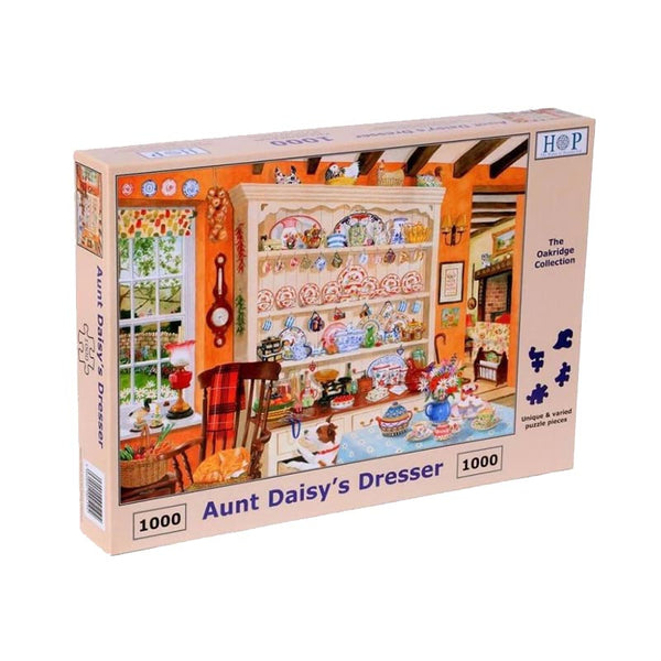 House of Puzzles Aunt Daisy's Dresser 1000 Piece Jigsaw Puzzle image 1