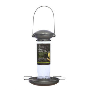 Tom Chambers Pewter Flick 'n' Click Mealworm Feeder image 0