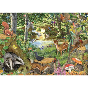 House Of Puzzles Riverside Glade Big 500 Piece Jigsaw Puzzle image 0