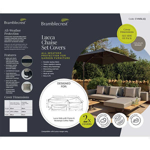 Bramblecrest Covers for Lucca Rectangular Modular Chaise Sofa Lounge Set, Long Left image 1