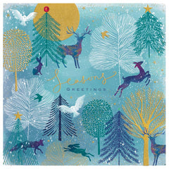 Rachel Ellen Woodland Scene Christmas Card image 0