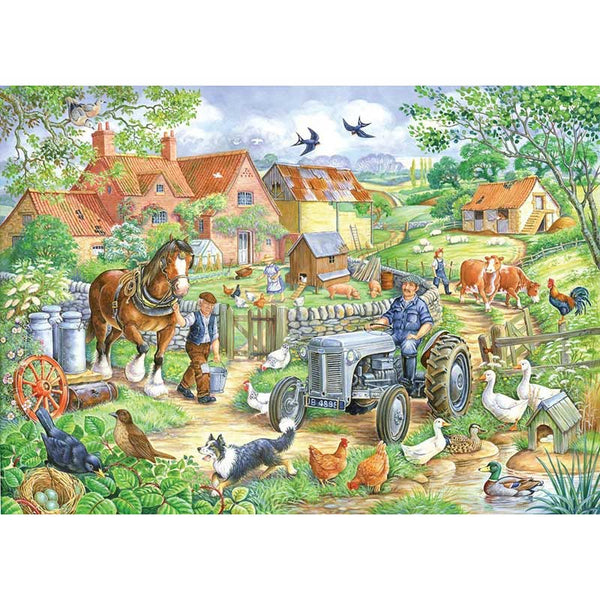 House of Puzzles Keeping Busy Big 250 Piece Jigsaw Puzzle image 0