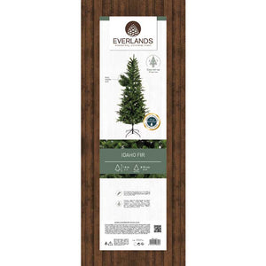 Everlands Idaho Fir Slim Artificial Christmas Tree - 6ft / 1.8m image 4
