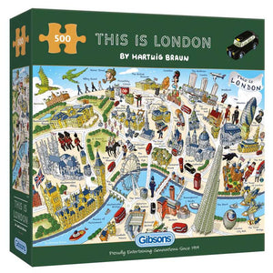 Gibsons This Is London 500 Piece Jigsaw Puzzle image 1