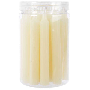 Decoris Mini Ivory Dinner Candles (Pack of 22) image 0