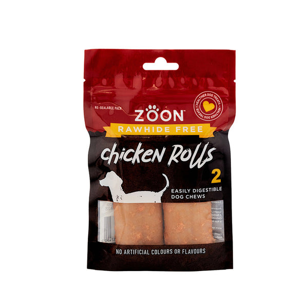 Zoon Rawhide Free 2 Chicken Rolls image 0