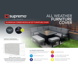 Supremo Cover for Aluminium Corner Modular Set, 275cm x 215cm image 1