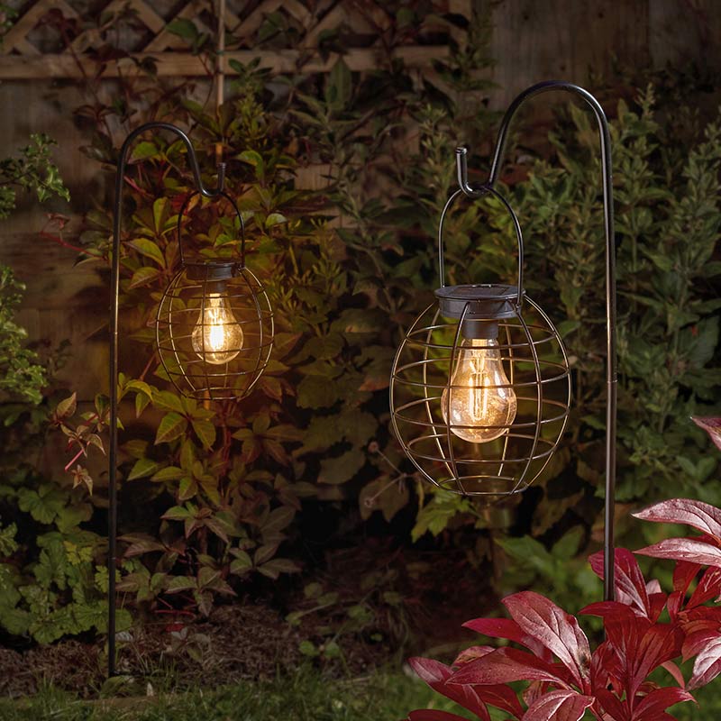 The Solar Company Hanging Cage Lights (Pack of 2) image 0