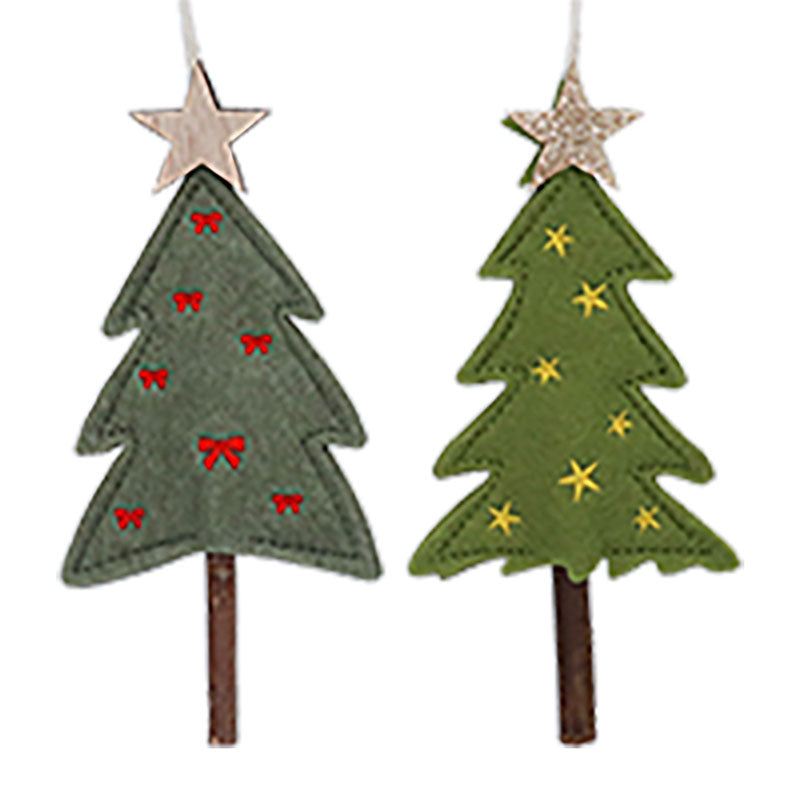 Gisela Graham Felt Christmas Tree (Assorted Designs) image 0