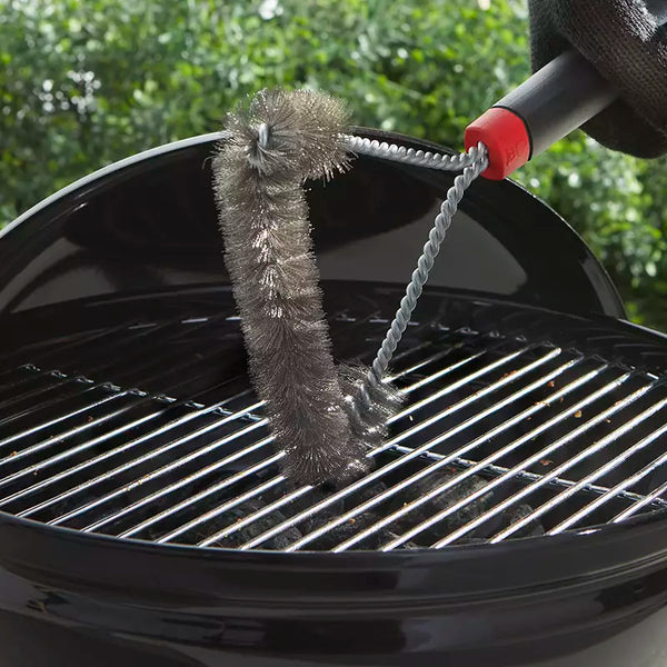 Weber Three Sided Barbecue Brush, 30cm image 2