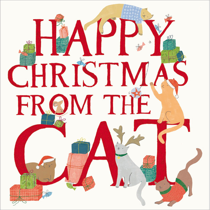 Woodmansterne From The Cat Christmas Card image 0