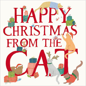 Woodmansterne From The Cat Christmas Card image 0