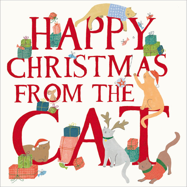 Woodmansterne From The Cat Christmas Card image 0