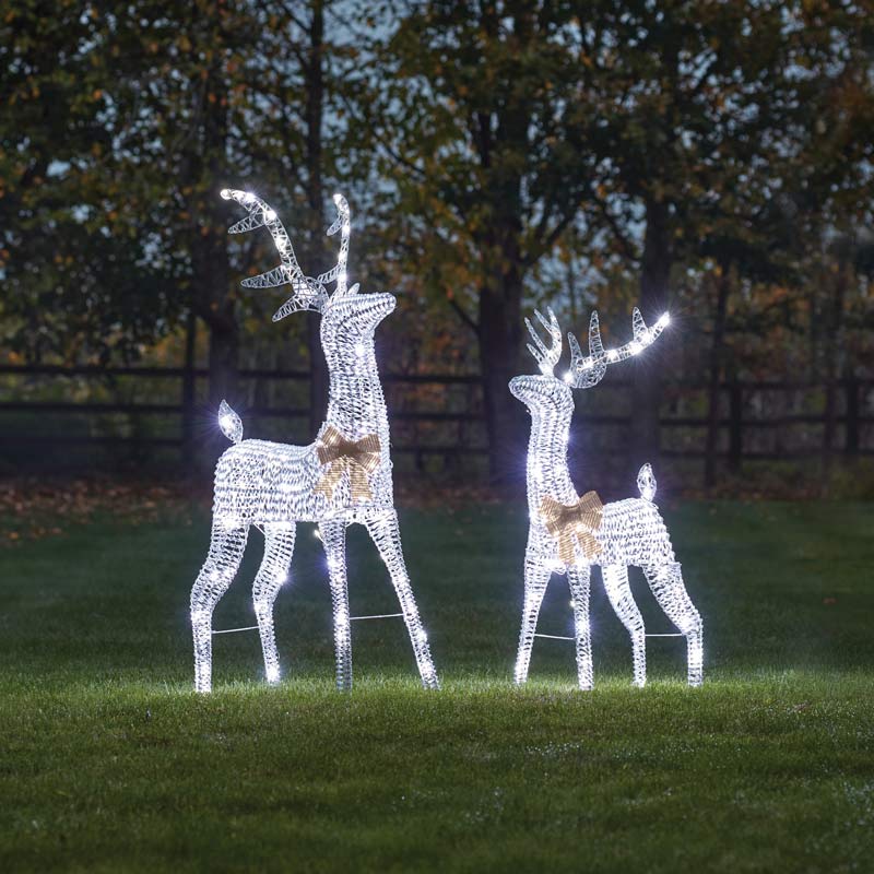 Three Kings GlitterTwist Silver Reindeer image 0