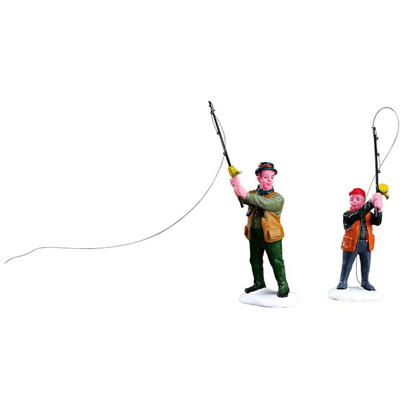 Lemax Flyfishing With Dad (Set of 2) image 0