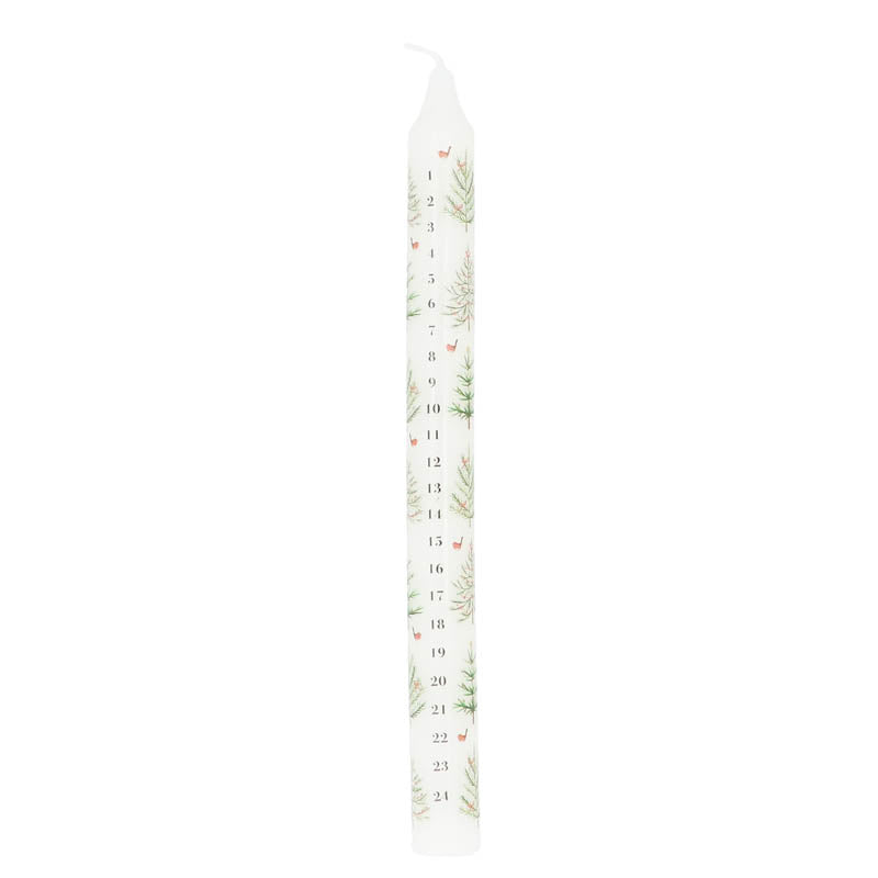 Gisela Graham Xmas Tree Advent Candle image 0