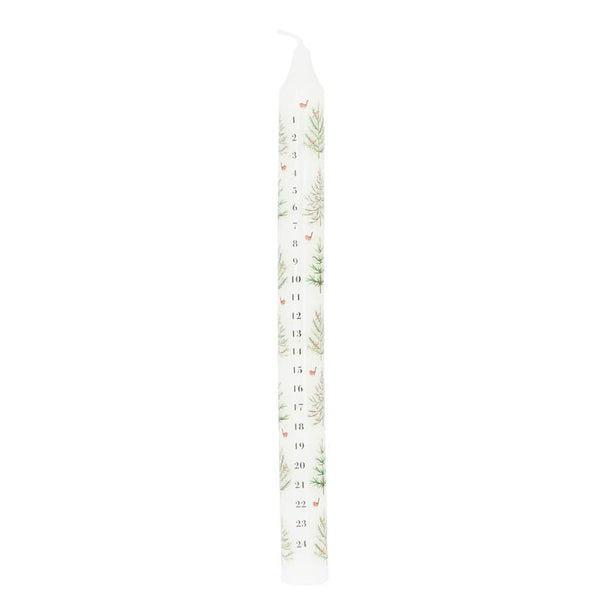 Gisela Graham Xmas Tree Advent Candle image 0