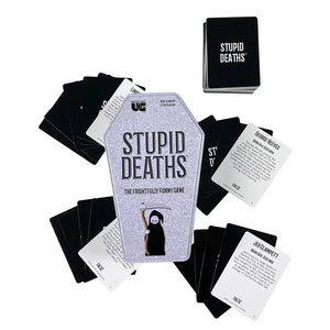 Stupid Deaths Coffin Tin Card Game image 1