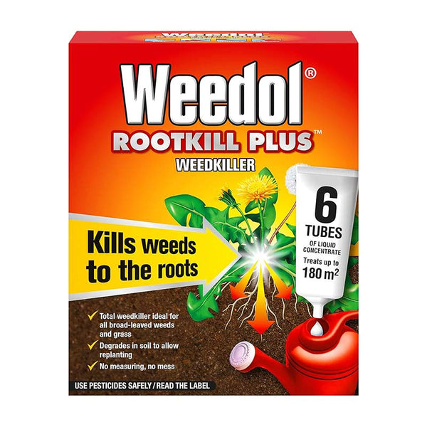 Weedol Rootkill Plus Weedkiller Concentrate Tubes - 6 Tubes image