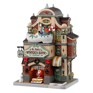 Lemax St. Nick's Wooden Shoe Shop image 0