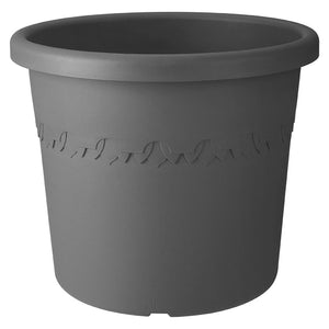 elho® Algarve Cilindro Wheels 58cm Anthracite Pot image 0
