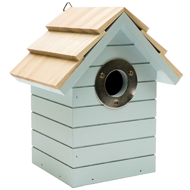 Henry Bell Pale Blue Beach Hut Nest Box image 0