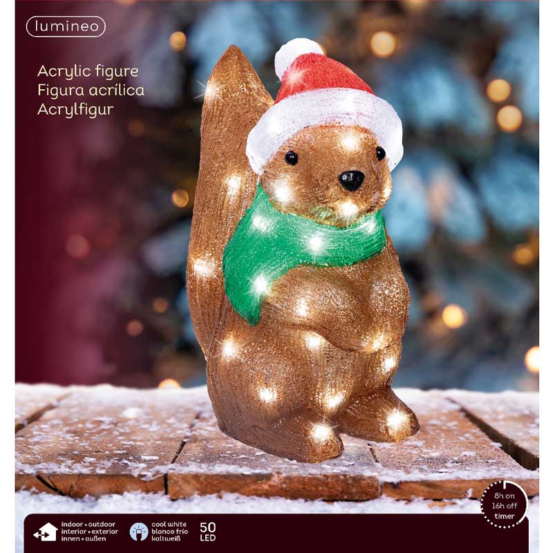 Lumineo LED Acrylic Squirrel image 0
