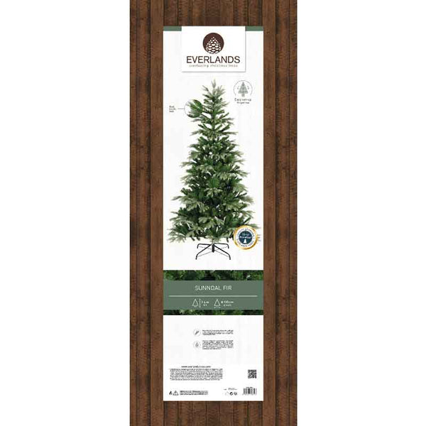 Everlands Sunndal Fir Artificial Christmas Tree - 8ft image 4