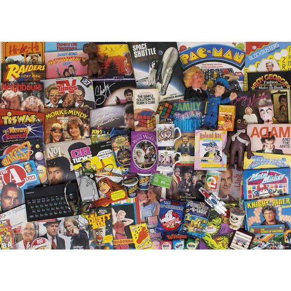 Gibsons Spirit Of the 80's 1000 Piece Jigsaw Puzzle image 0