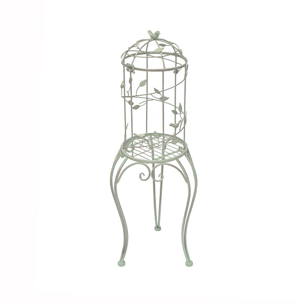 Birdcage Metal Planter with Stand - Medium image