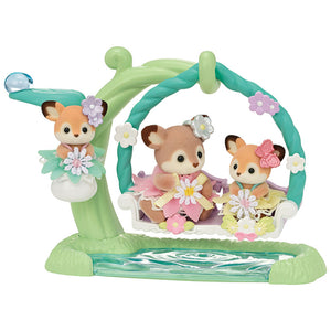 Sylvanian Families Deer Babies - Floral Swing Set image 1