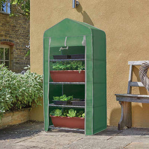 GroZone Classic 4 Tier Growhouse with Extra Fleece Cover image 0